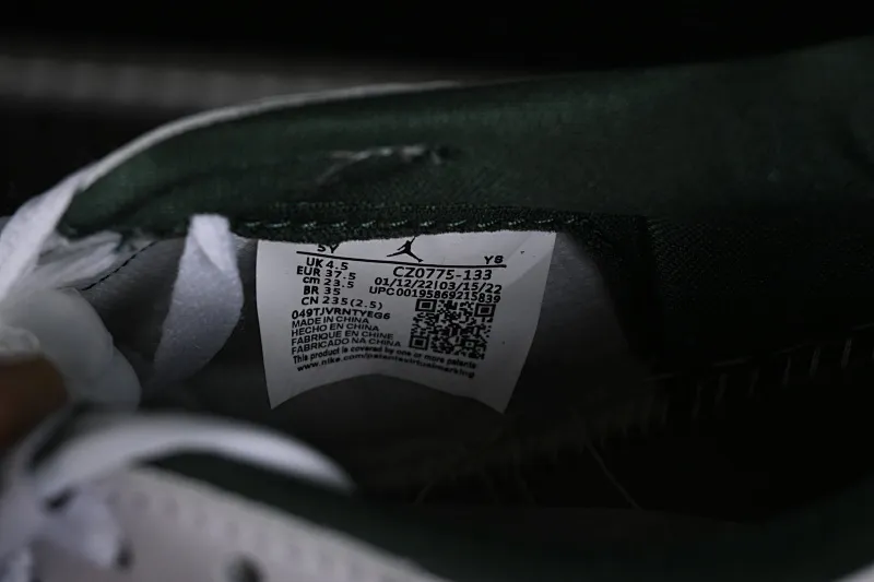 All categories Air Jordan Jordan series basketball shoes Air Jordan 1 Low Z version Air Jordan 1 Low OG "Oxidized Green" AJ1 Joe 1 oxidized green low-top cultural basketball shoes CZ0775-133